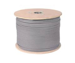 CABO F/ UTP 4P CAT6A LSZH CINZA 