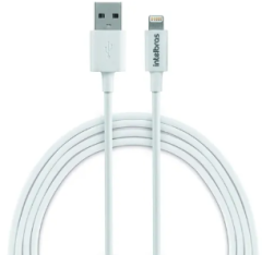 CABO USB - MFI APPLE 1,2M BR - EUAL 12PB