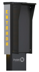 TOTEM PARA PORTEIRO ELETRONICO - PRETO