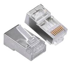 CONECTOR MACHO RJ45 CAT5e BLINDADO