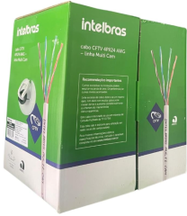 CABO 4P AL CAIXA 300M - BRANCO - MC8CBR