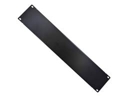PLACA CEGA 2U 19” PRETO