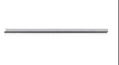 CREMALHEIRA DE ACO 1,0M DI 1600 4M