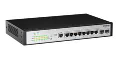 SWITCH 8P GIGA POE + 2P SFP - SG1002 POE