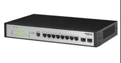 SWITCH 8P GIGA POE + 2P SFP - SG1002 POE