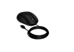 MOUSE COM FIO PRETO - MCI10 