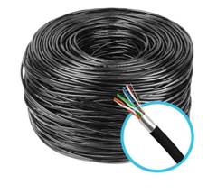 CABO UTP 4P CAT5E CMX PRETO RL 100M