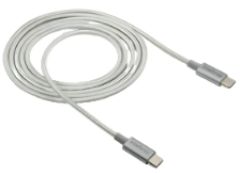 CABO TIPO C - TIPO C NYLON 15NB BRANCO