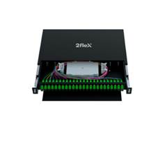 CAIXA DIO COMPLETA 24F 19 1U (SC-APC)