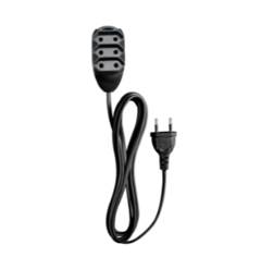 EXTENSAO 3TOM/2PIN 10A 5M PT - EXT 2005