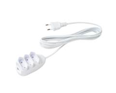 EXTENSAO 3TOM/2PIN 10A 3M BR - EXT 2003