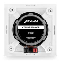 CAIXA DE SOM QUADRAD EMBUTIR HS4”COAXIAL