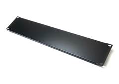 PLACA CEGA 2U 19” PRETO