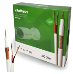 CABO COAXIAL RF 0,4/2,5 + 2X26AWG - 100M