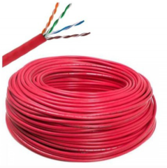 CABO UTP 4P CAT6 LSZH VERMELHO