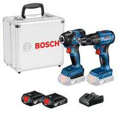 PARAFUSA GSB185+CHAVE GDR18V C/2BAT MAL