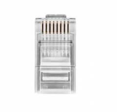 CONECTOR PASSAGEM RJ45 CAT5E MACHO-50PCT