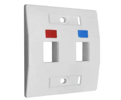 ESPELHO 3x3 P/ 2 POSICOES BRANCO