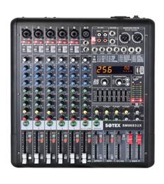 MESA DE SOM 6 CANAIS SM0603UX