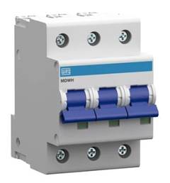 MINIDISJUNTOR TRIPOLAR MDWH-C 125A 10KA