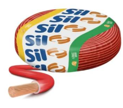 CABO FLEX 750V 10MM VERMELHO