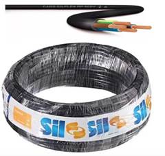 CABO SILFLEX PP 500V  4X1,00 PRETO