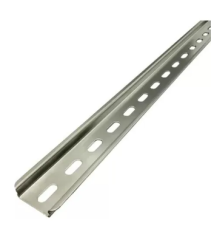 TRILHO DIN PERF. 35X7,5X2000MM PERFURADO