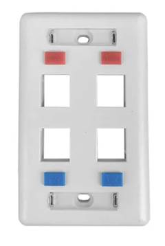 ESPELHO 4x2 P/ 4 POSICOES BRANCO