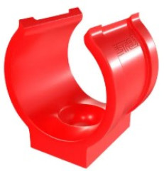 ABRACADEIRA PVC VERMELHA 3/4”