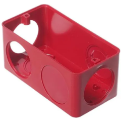 CAIXA 6 ENTRADAS PVC VERMELHA 1”