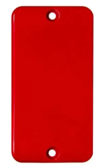 TAMPA CEGA PVC VERMELHA 1”