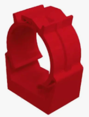 ABRACADEIRA PVC  VERMELHA 1”