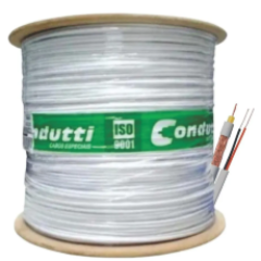 CABO COAXIAL RF PRO 85%+2X26AWG 500M BC